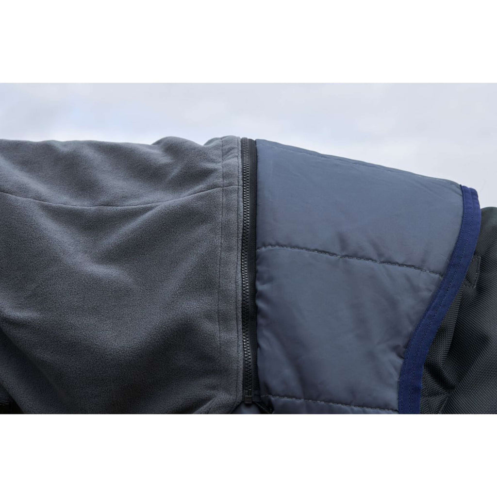 WeatherBeeta ComFiTec Ultra Turnout Detach-A-Neck 100g Charcoal