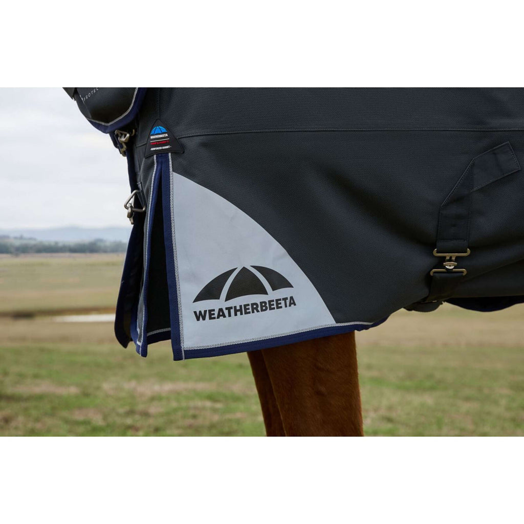 WeatherBeeta ComFiTec Ultra Turnout Detach-A-Neck 100g Charcoal