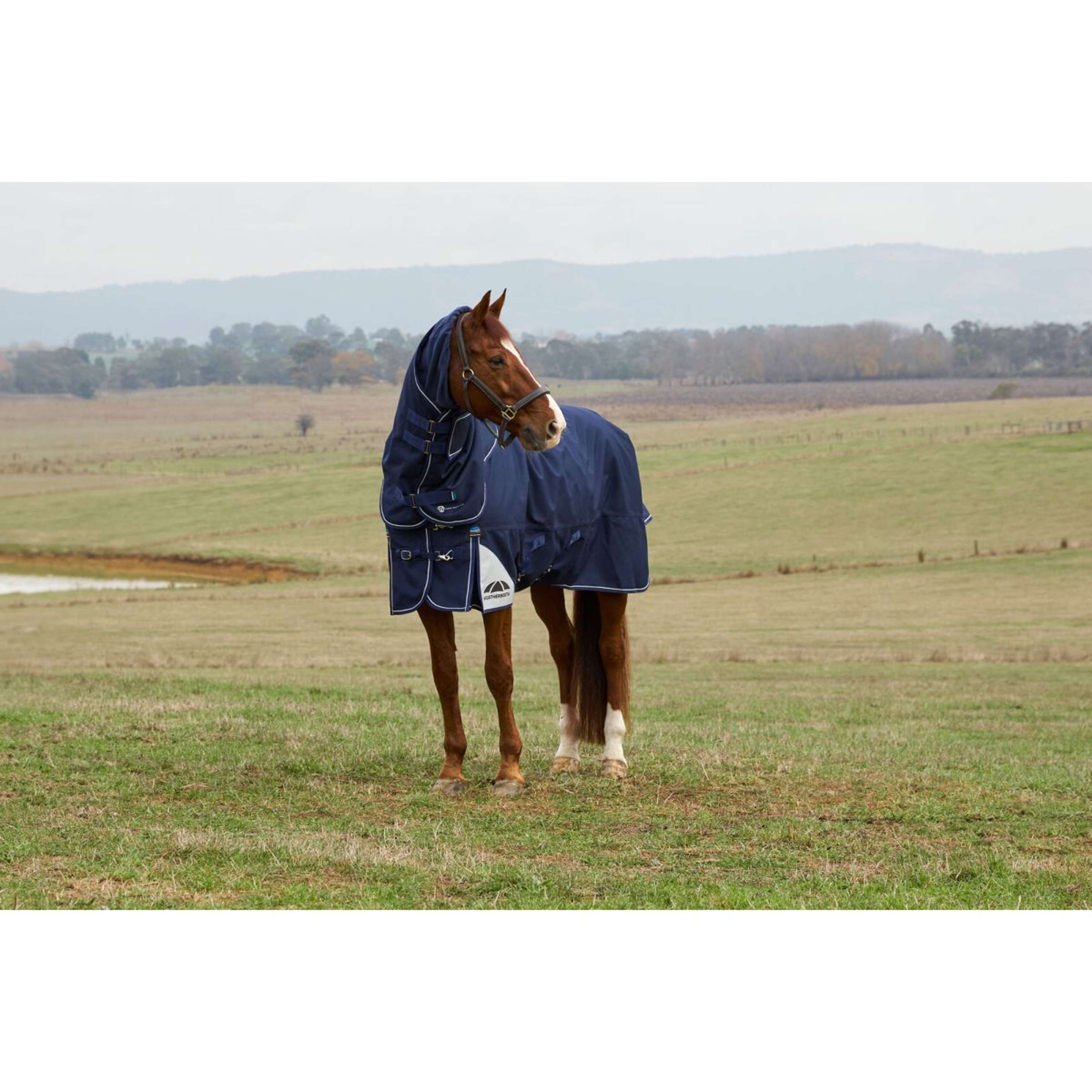 WeatherBeeta ComFiTec Ultra Turnout Detach-A-Neck 220g Navy