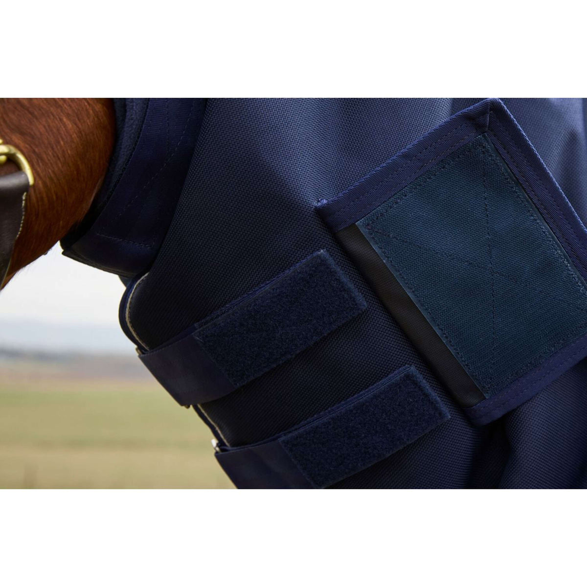 WeatherBeeta ComFiTec Ultra Turnout Detach-A-Neck 100g Navy