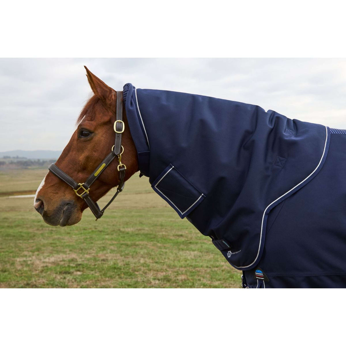WeatherBeeta ComFiTec Ultra Turnout Detach-A-Neck 100g Navy