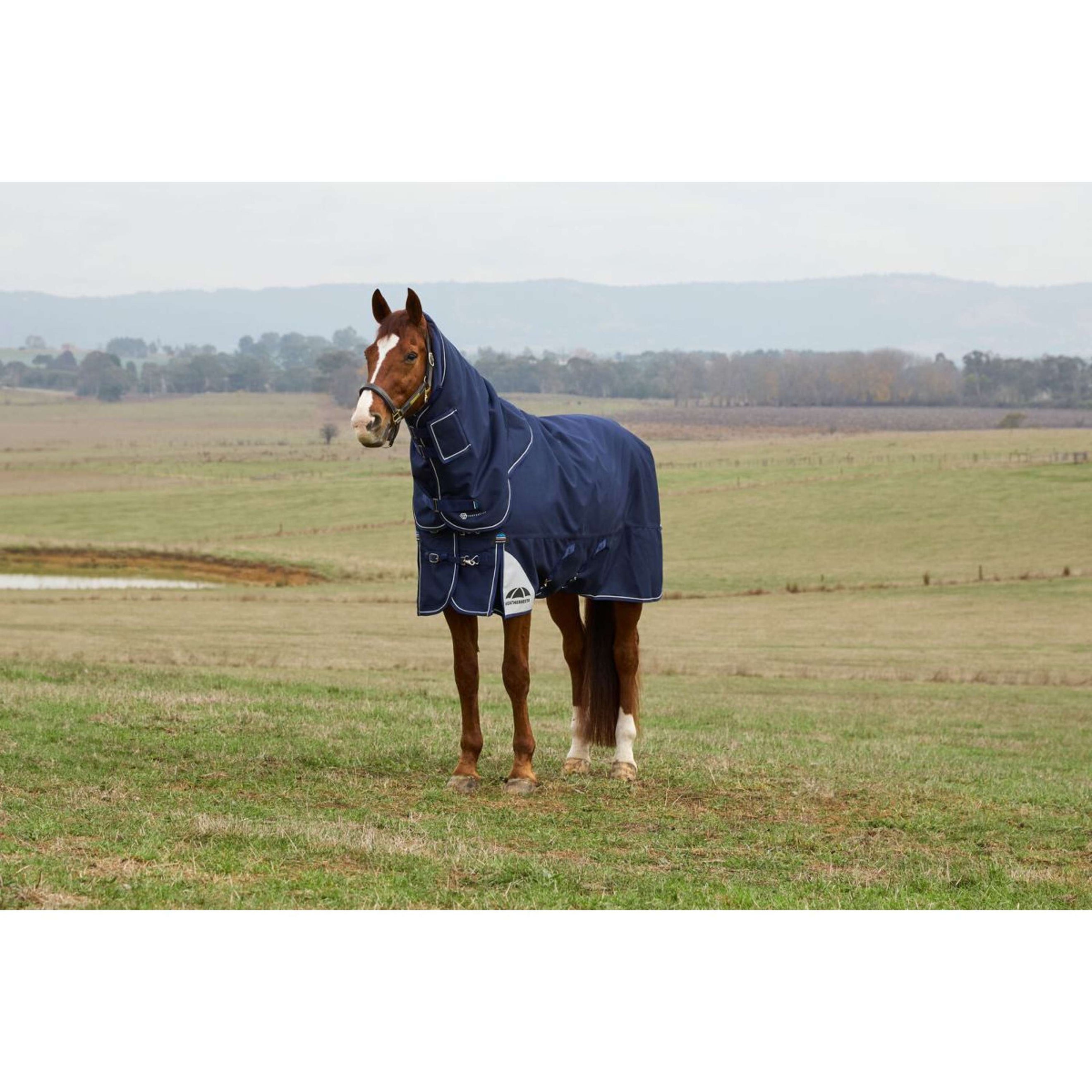 WeatherBeeta ComFiTec Ultra Turnout Detach-A-Neck 220g Navy