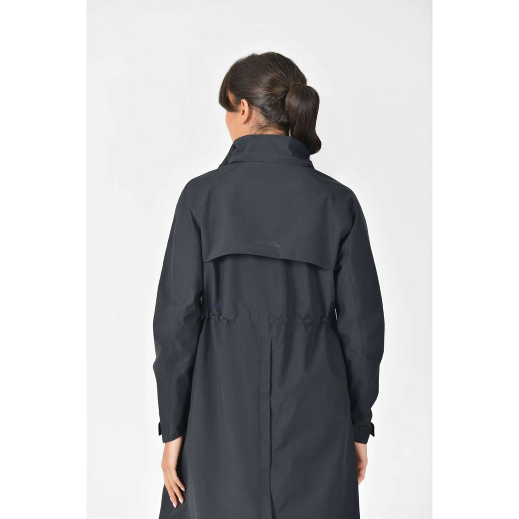 WeatherBeeta Lange Jas Windbreaker Longline Zwart