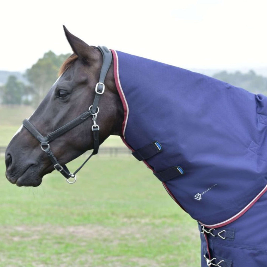 WeatherBeeta Halsstuk ComFiTec Essential Turnout 0g Navy/Burgundy