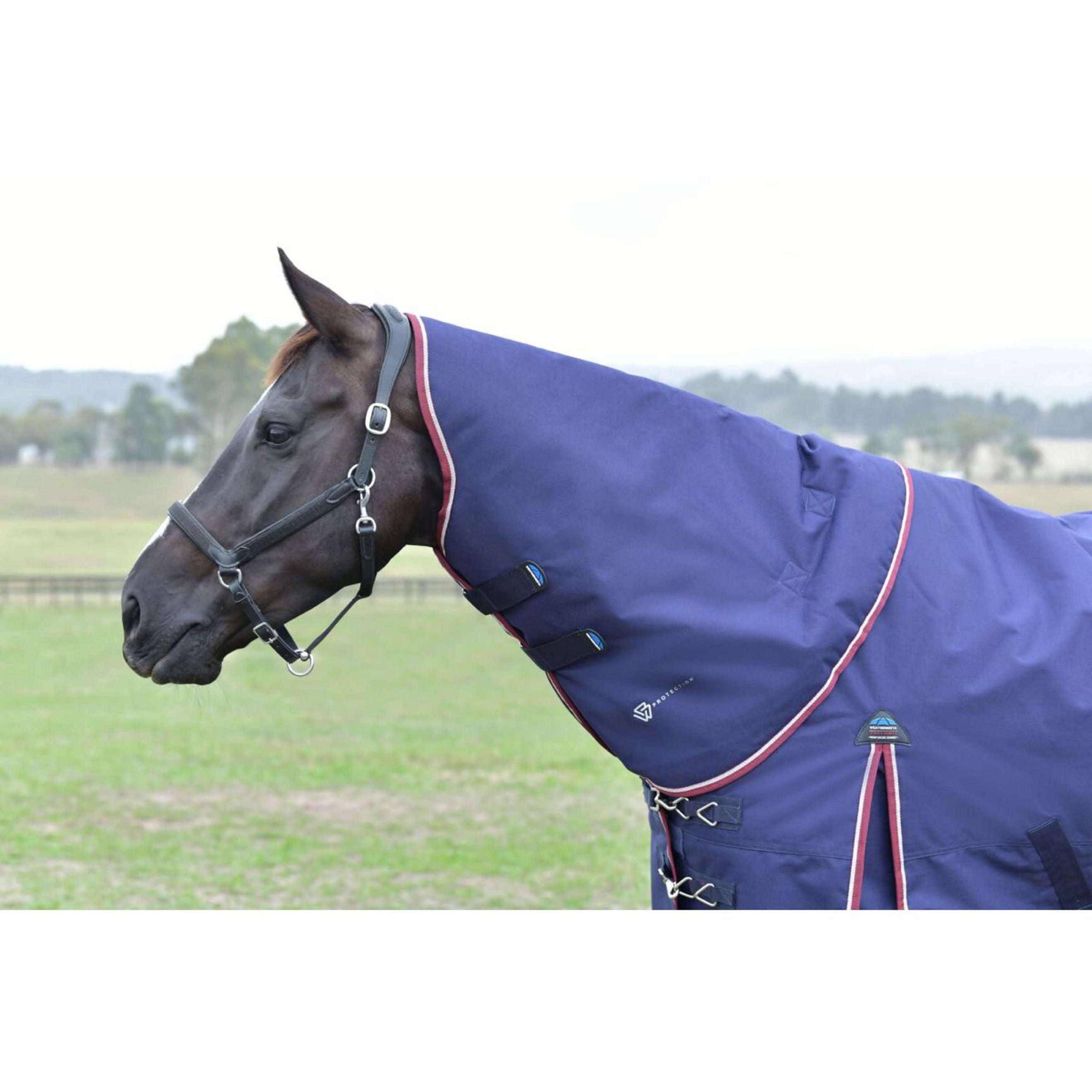 WeatherBeeta Halsstuk ComFiTec Essential Turnout 0g Navy/Burgundy WeatherBeeta Halsstuk ComFiTec Essential Turnout 0g Navy/Burgundy