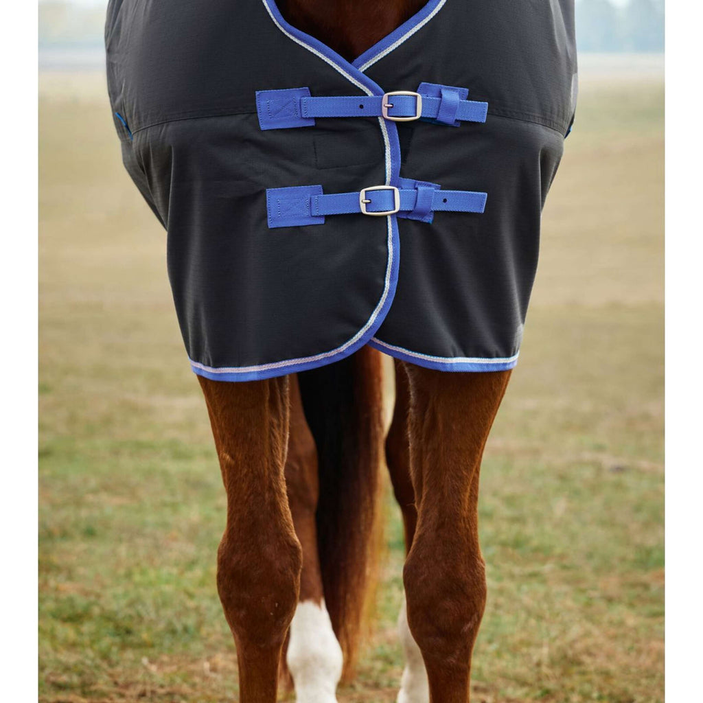 WeatherBeeta ComFiTec Tyro Turnout Standard Neck 220g Zwart/Kobalt