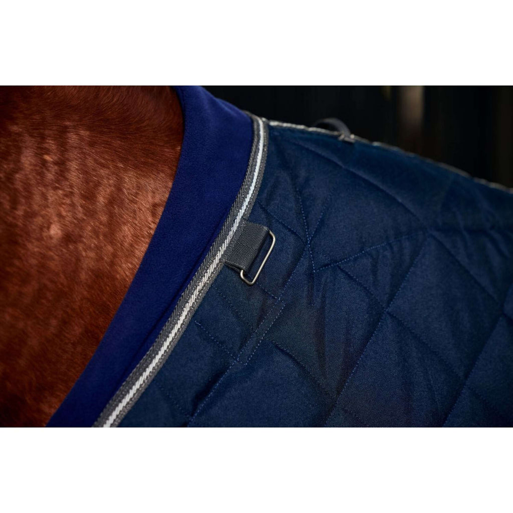 WeatherBeeta Staldeken ComFiTec 100D Diamond Quilt Detach-A-Neck 220g Navy/Charcoal