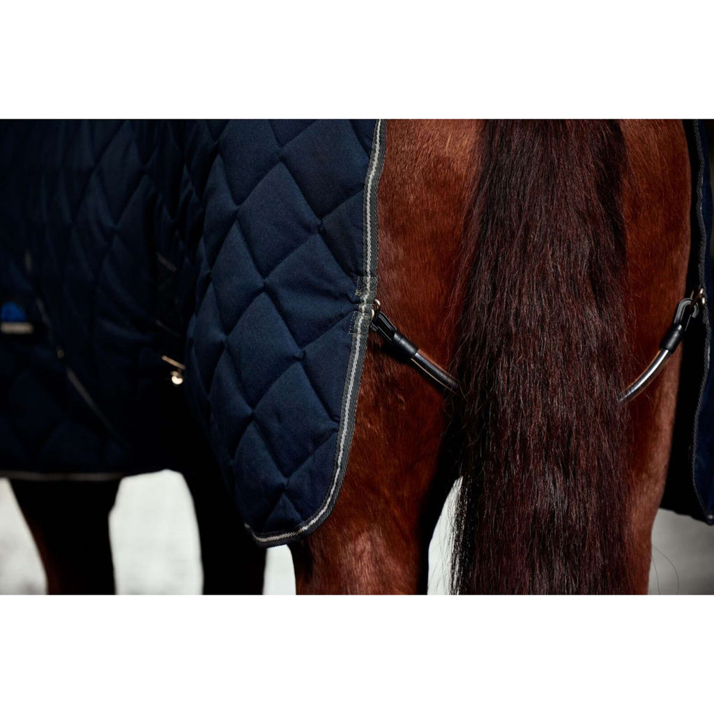 WeatherBeeta Staldeken ComFiTec 100D Diamond Quilt Detach-A-Neck 220g Navy/Charcoal