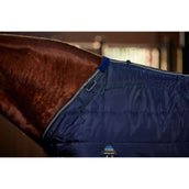 WeatherBeeta Staldeken ComFiTec PP Channel Quilt Detach-A-Neck 220g Navy/Charcoal