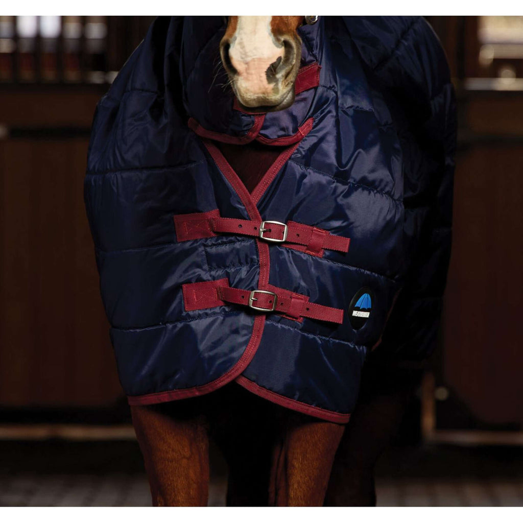 WeatherBeeta Staldeken ComFiTec 210D Channel Quilt Combo Neck 100g Navy/Burgundy