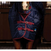 WeatherBeeta Staldeken ComFiTec 210D Channel Quilt Combo Neck 100g Navy/Burgundy