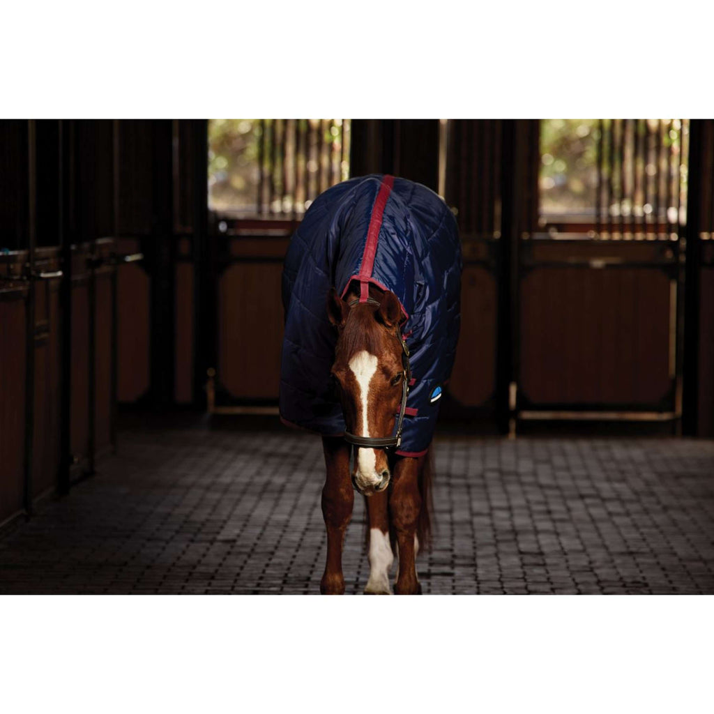WeatherBeeta Staldeken ComFiTec 210D Channel Quilt Combo Neck 100g Navy/Burgundy