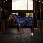 WeatherBeeta Staldeken ComFiTec 210D Channel Quilt Combo Neck 220g Navy/Burgundy