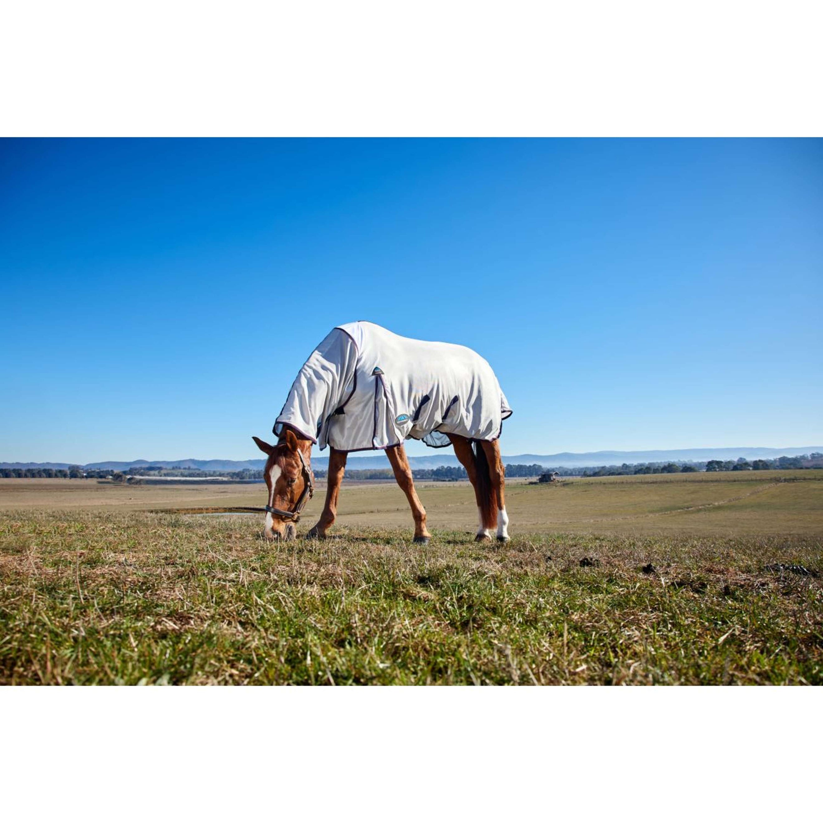 WeatherBeeta Vliegendeken ComFiTec Airflow Detach-A-Neck Grey/Navy/Burgundy WeatherBeeta Vliegendeken ComFiTec Airflow Detach-A-Neck Grey/Navy/Burgundy