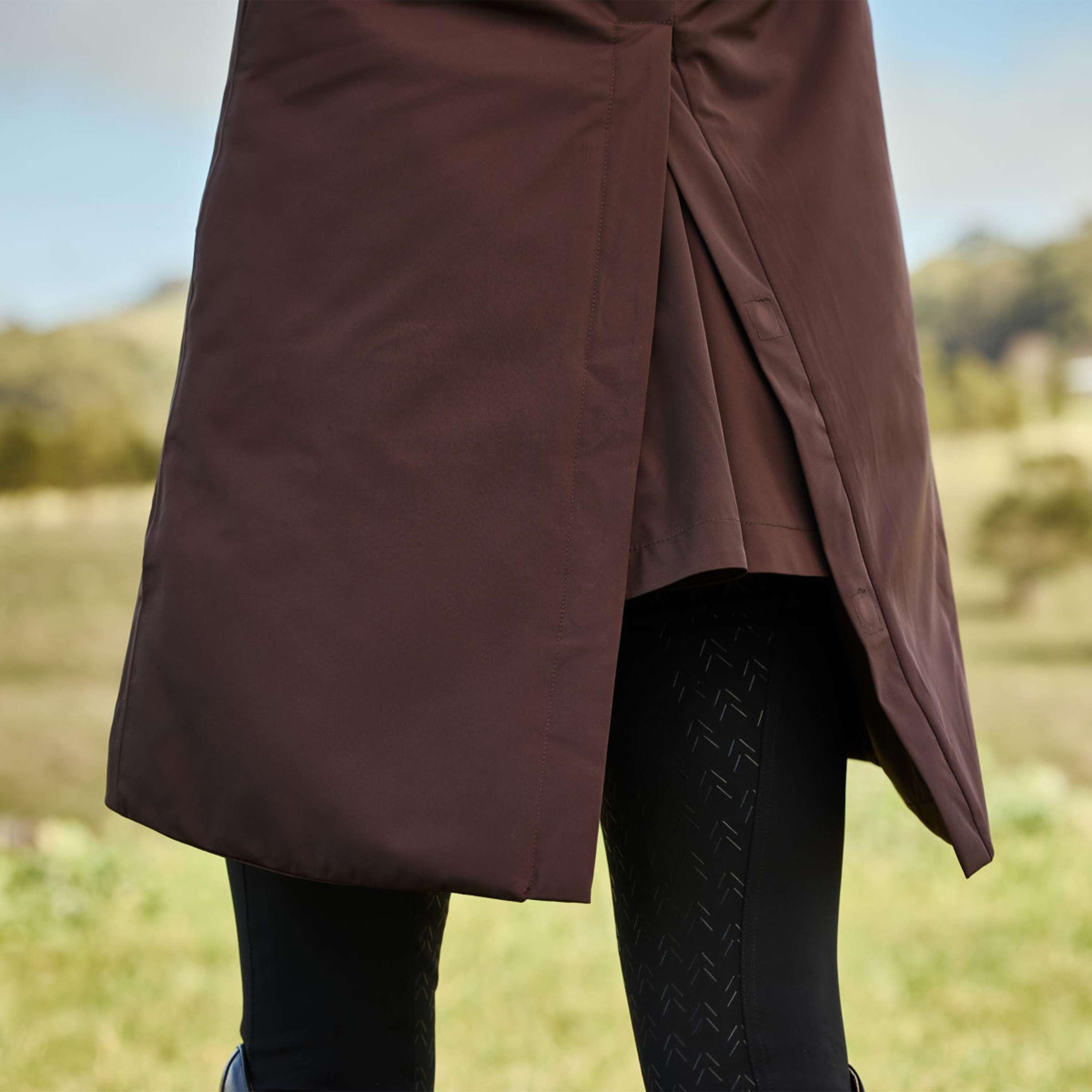 WeatherBeeta Lange Jas Protect Waterproof Insulated Longline Espresso