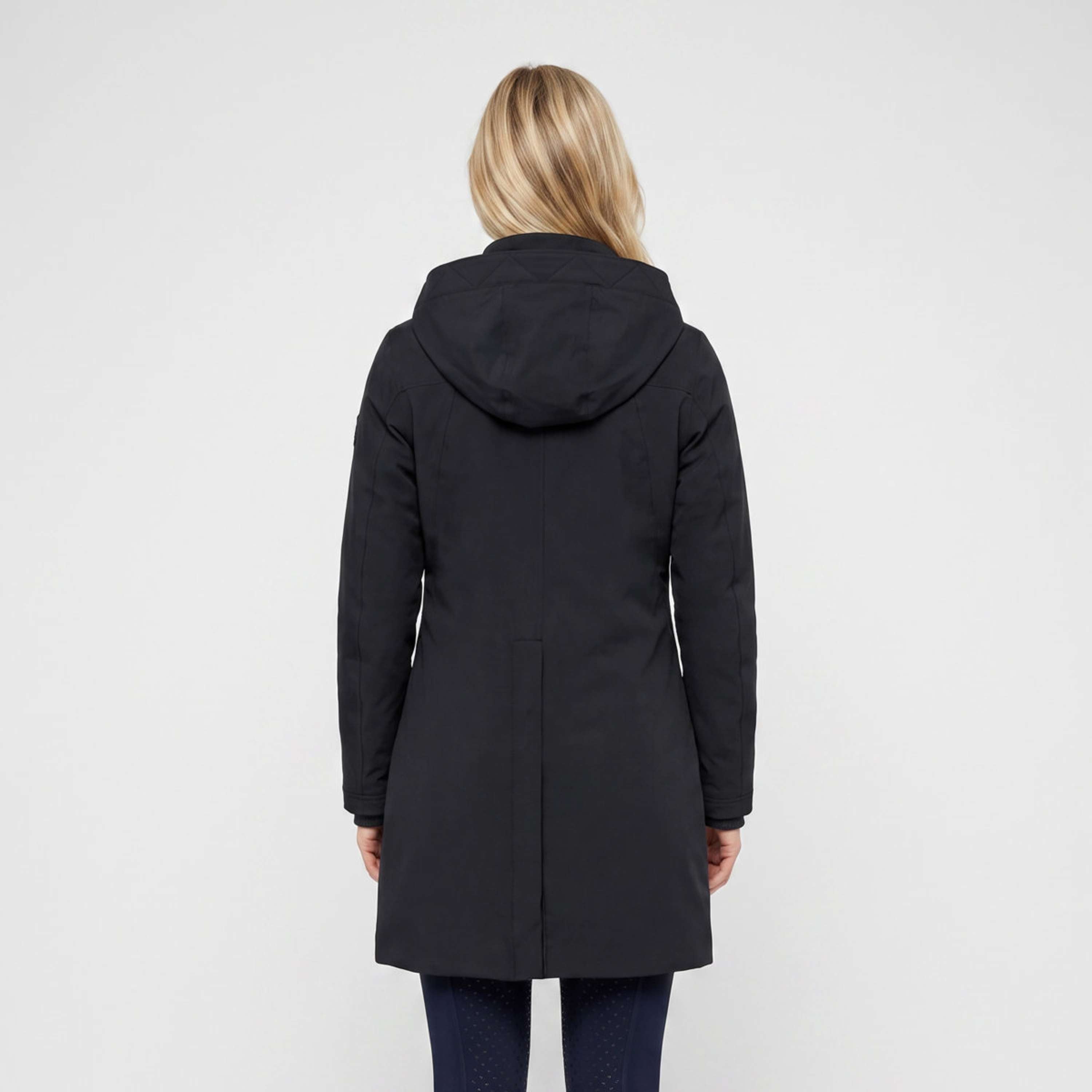 WeatherBeeta Lange Jas Protect Waterproof Insulated Longline Zwart