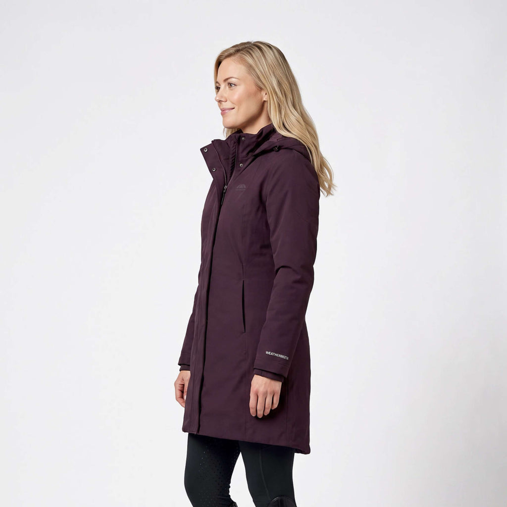 WeatherBeeta Lange Jas Protect Waterproof Insulated Longline Blackberry