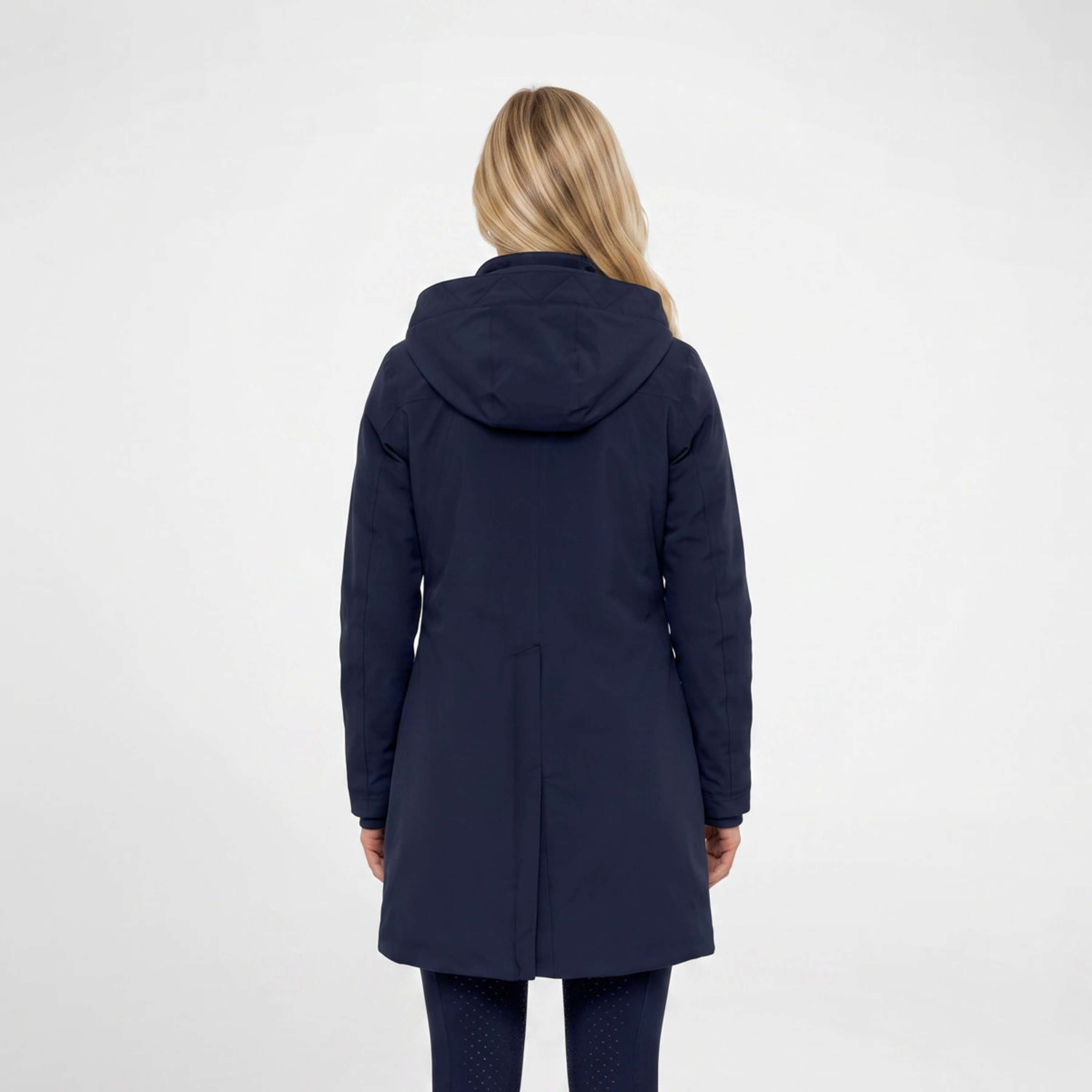 WeatherBeeta Lange Jas Protect Waterproof Insulated Longline Navy
