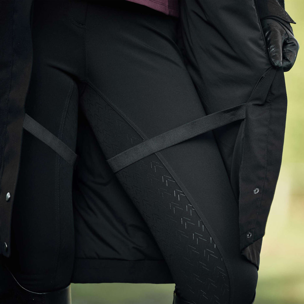 WeatherBeeta Lange Jas Windbreaker Reflective Longline Zwart