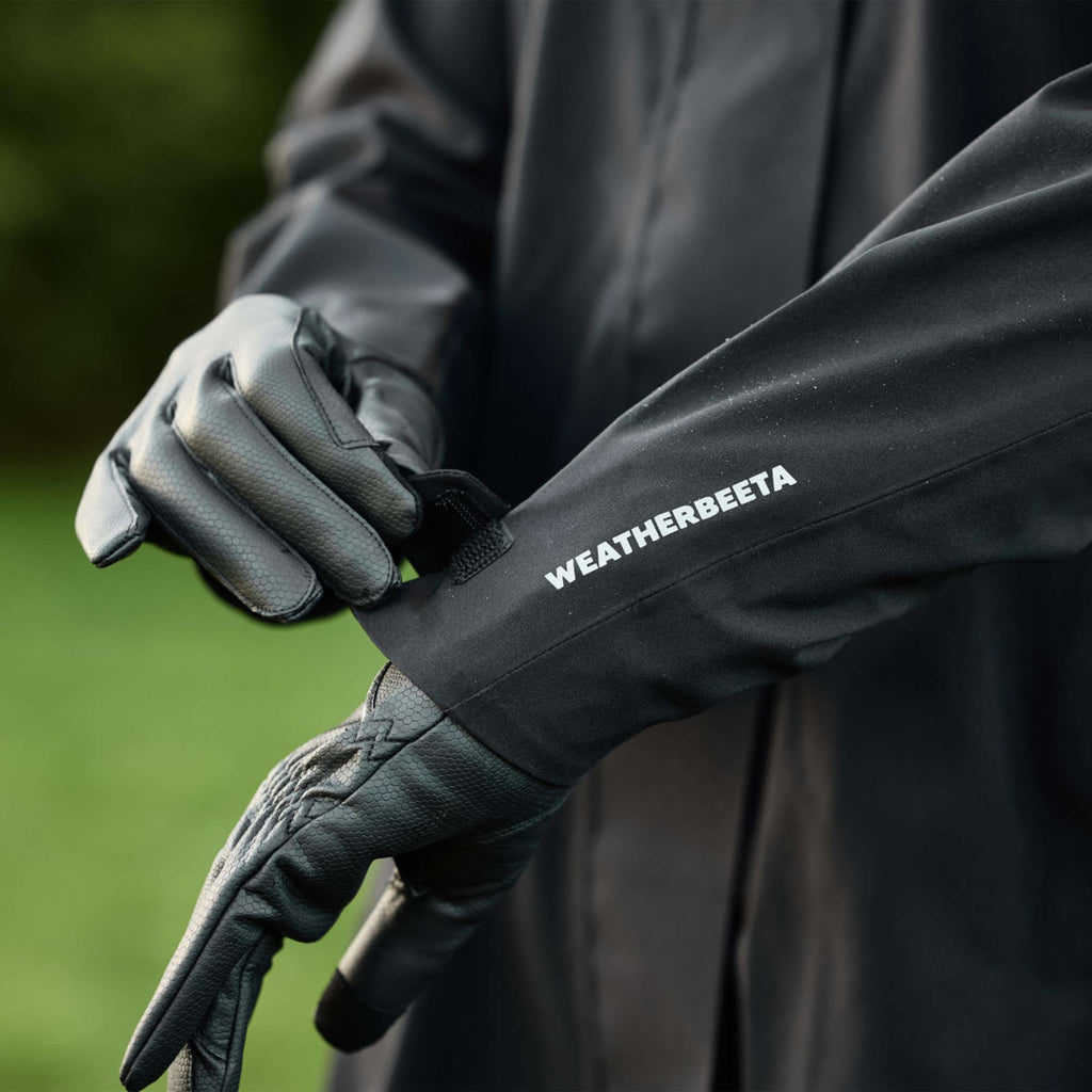 WeatherBeeta Lange Jas Windbreaker Reflective Longline Zwart