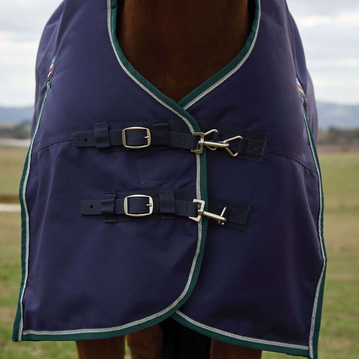 WeatherBeeta ComFiTec Plus Dynamic Turnout High Neck 0g Navy/Forest Green