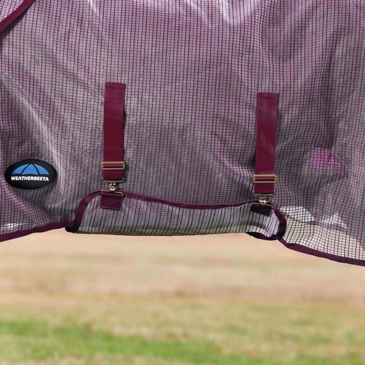 WeatherBeeta Vliegendeken ComFiTec Ripshield Detach-A-Neck Wit/Burgundy
