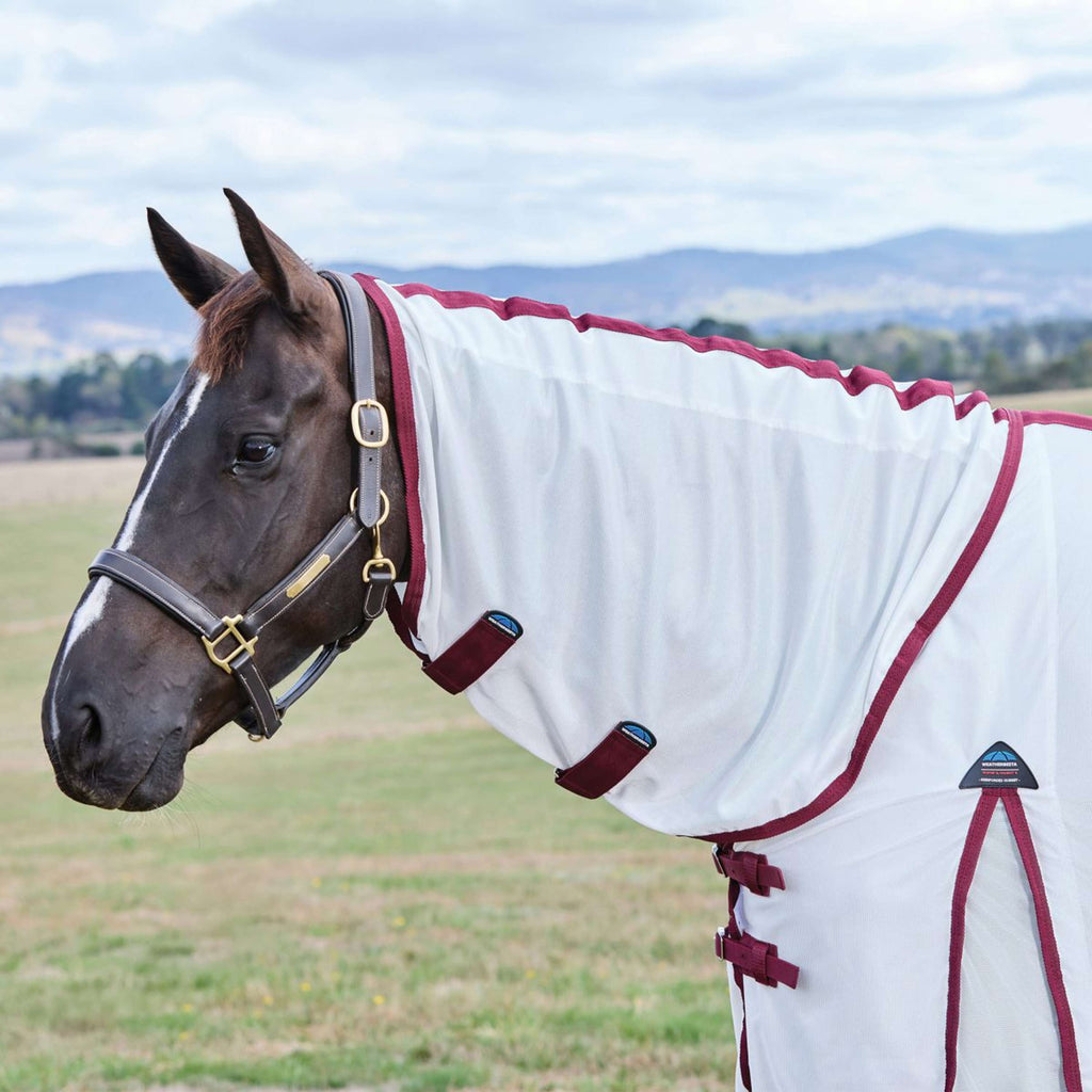 WeatherBeeta Vliegendeken ComFiTec Essential Combo Wit/Burgundy