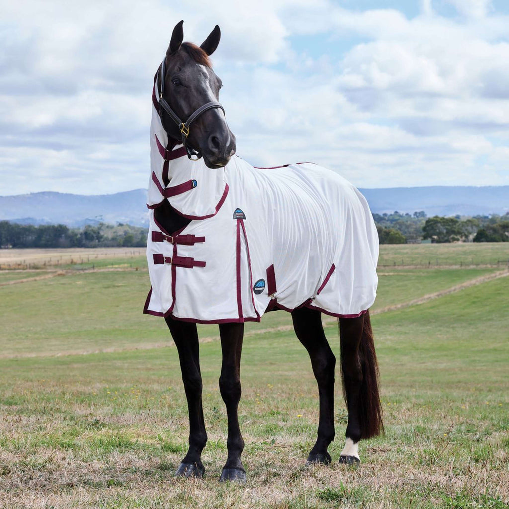 WeatherBeeta Vliegendeken ComFiTec Essential Combo Wit/Burgundy
