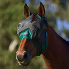 WeatherBeeta Vliegenmasker ComFiTec Durable Zonder Oren Black/Forest Green