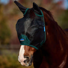 WeatherBeeta Vliegenmasker ComFiTec Durable met Oren Black/Forest Green