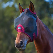 WeatherBeeta Vliegenmasker ComFiTec Fine Zonder Oren Black/Burgundy