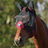WeatherBeeta Vliegenmasker ComFiTec Fine met Oren Black/Burgundy