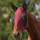 WeatherBeeta Vliegenmasker ComFiTec Stretch met Oren Burgundy/Zwart