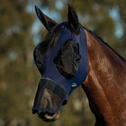 WeatherBeeta Vliegenmasker ComFiTec Luxe Stretch met Oren en Neus Navy/Zwart