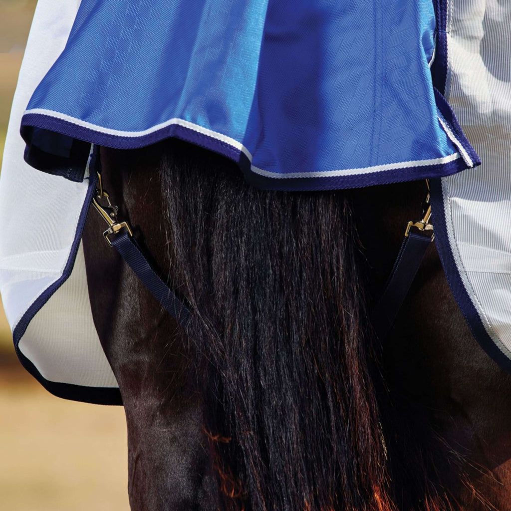 WeatherBeeta ComFiTec Duo Shield Detach-A-Neck Blauw/Zilver/Navy