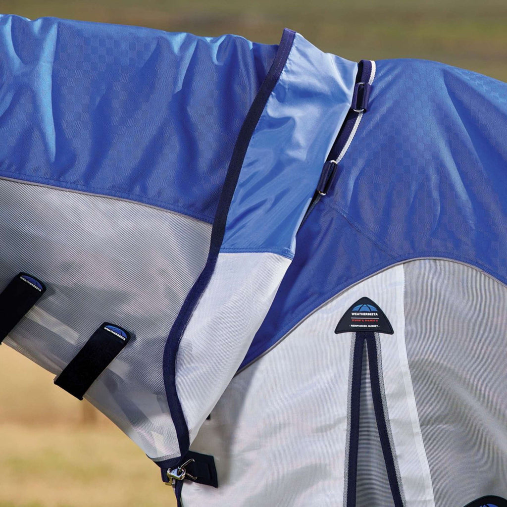 WeatherBeeta ComFiTec Duo Shield Detach-A-Neck Blauw/Zilver/Navy
