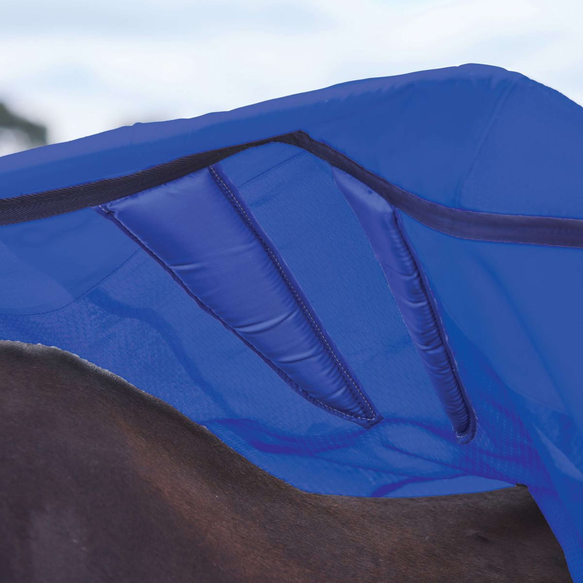 WeatherBeeta ComFiTec Duo Shield Detach-A-Neck Blauw/Zilver/Navy