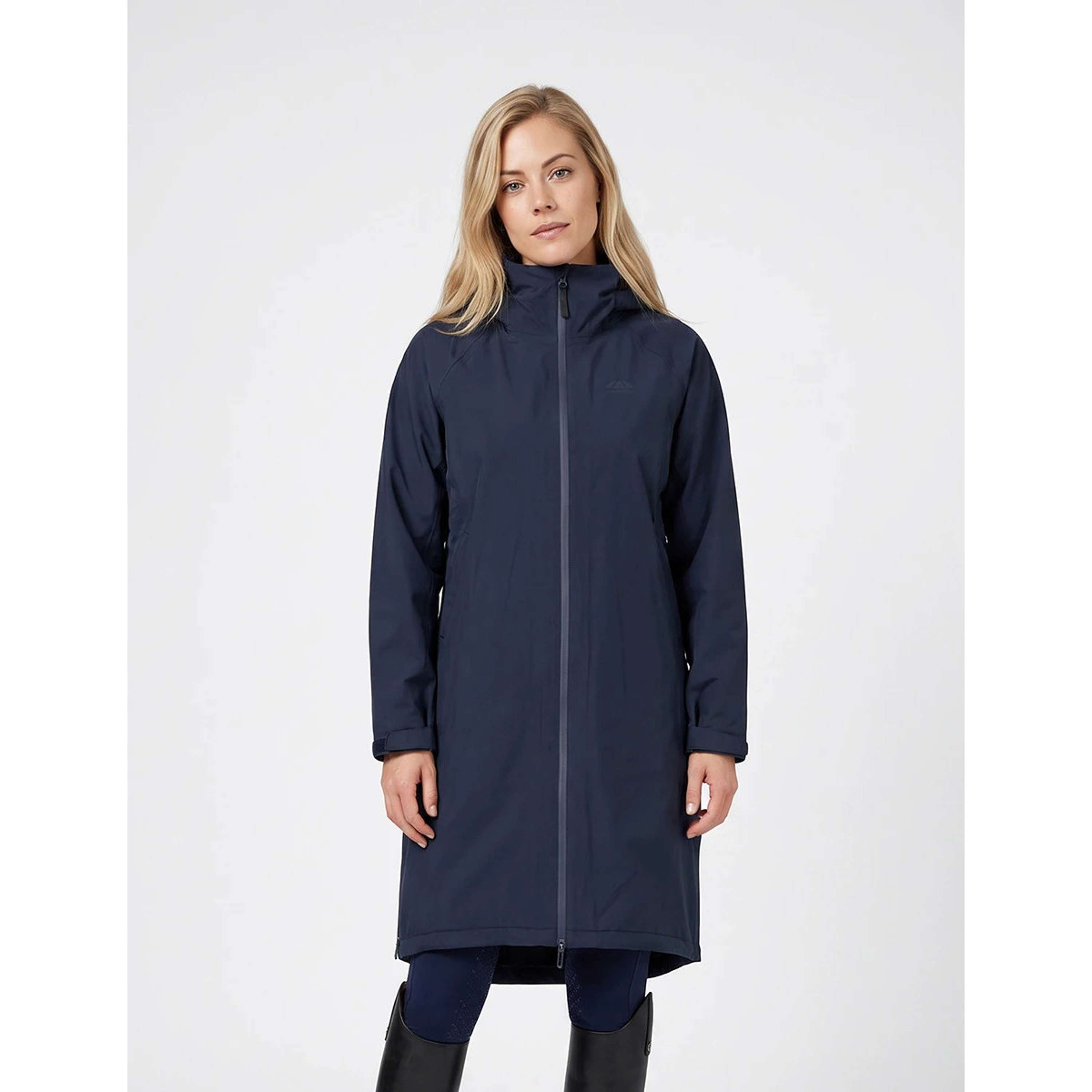 WeatherBeeta Lange Jas Spectator Waterproof Fleece Lined Navy
