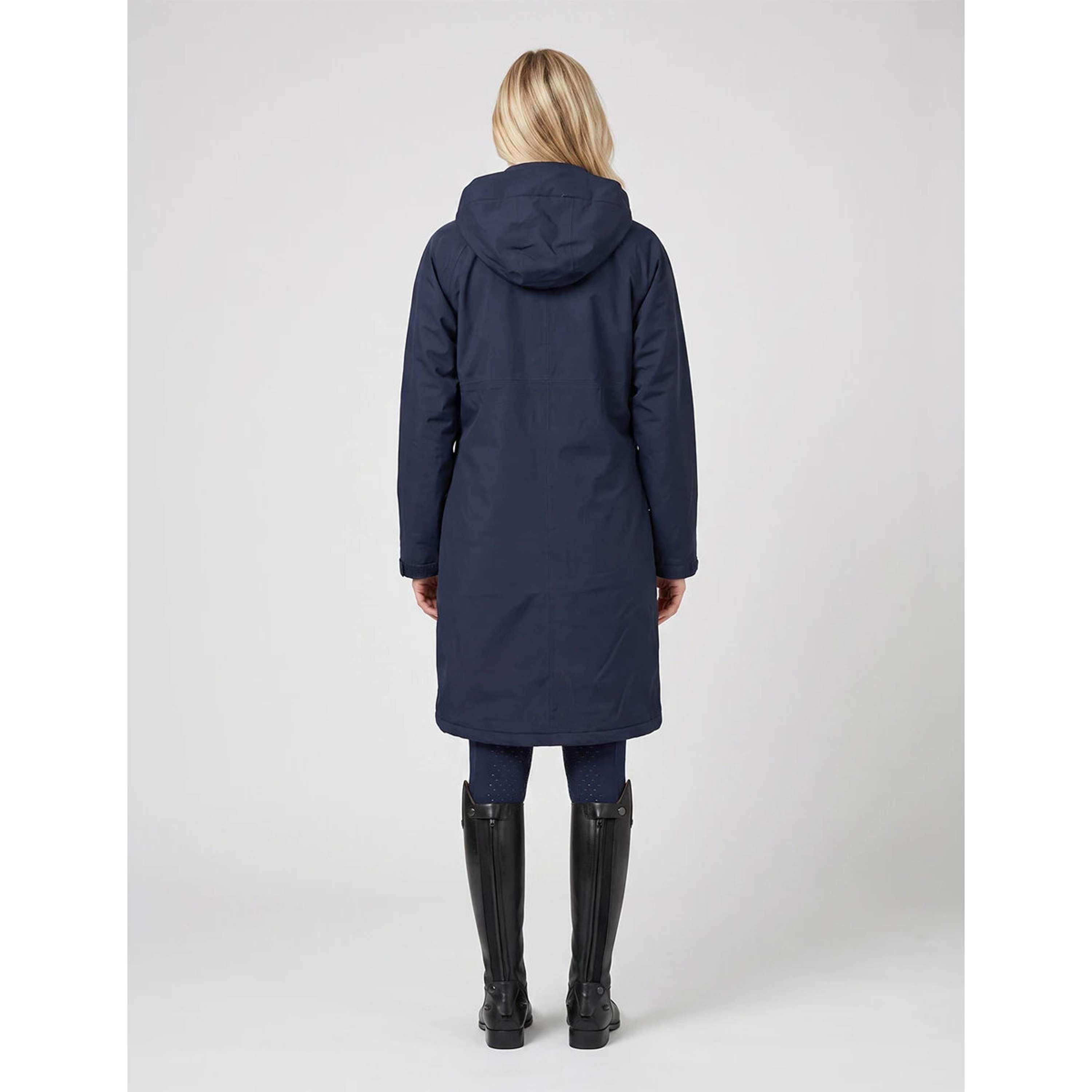WeatherBeeta Lange Jas Spectator Waterproof Fleece Lined Navy