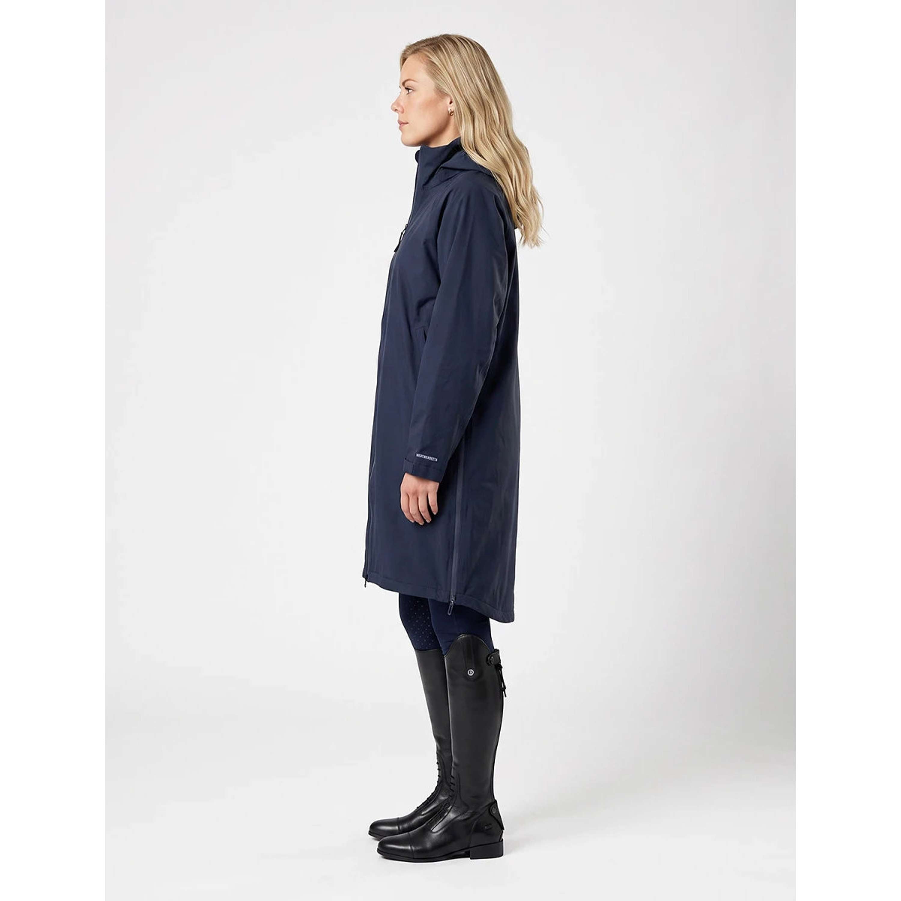 WeatherBeeta Lange Jas Spectator Waterproof Fleece Lined Navy