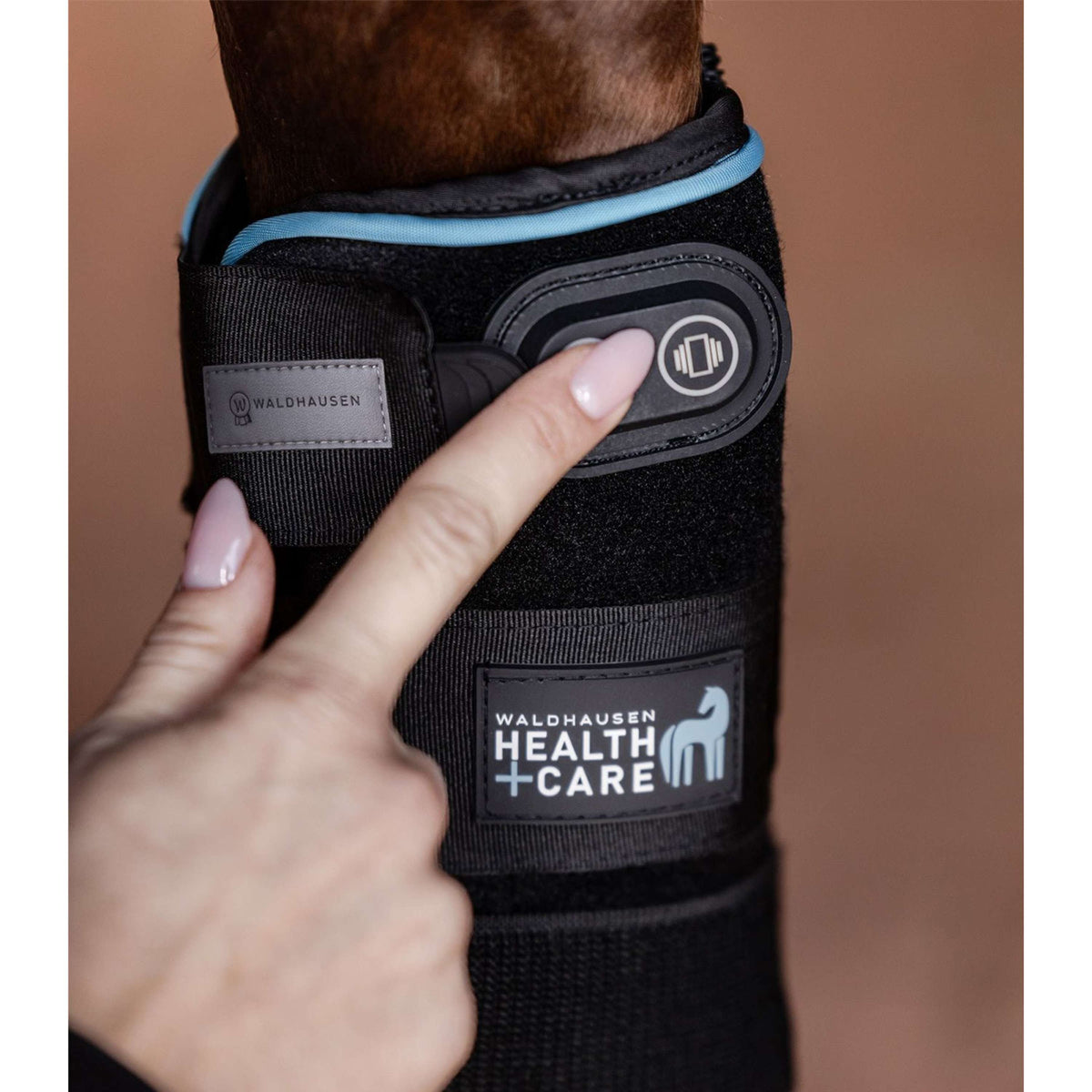 Waldhausen Health + Care Beschermer TecSupreme Cooling/Warming/Tril Zwart