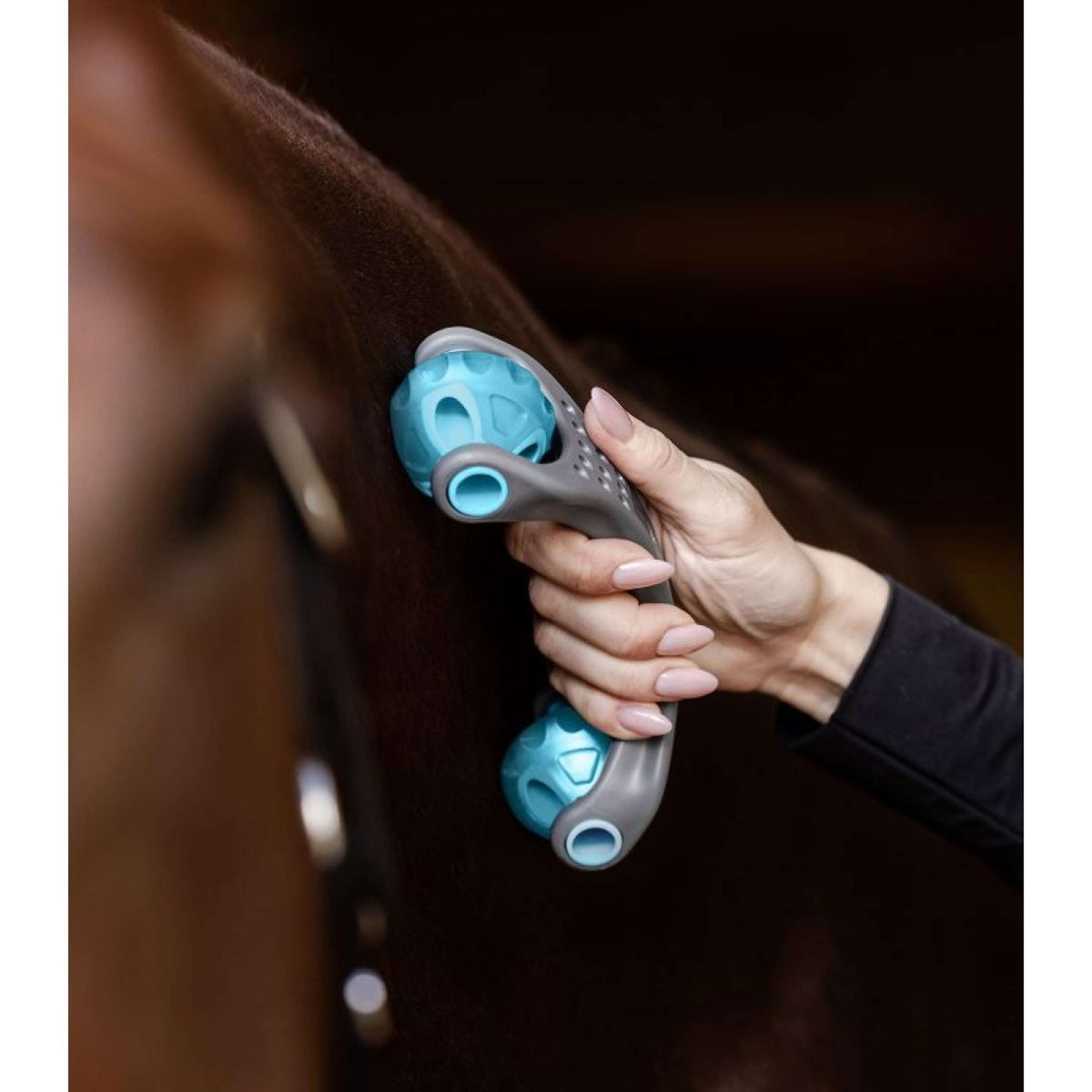 Waldhausen Health + Care Massageborstel Relax Roller Grijs/Blauw