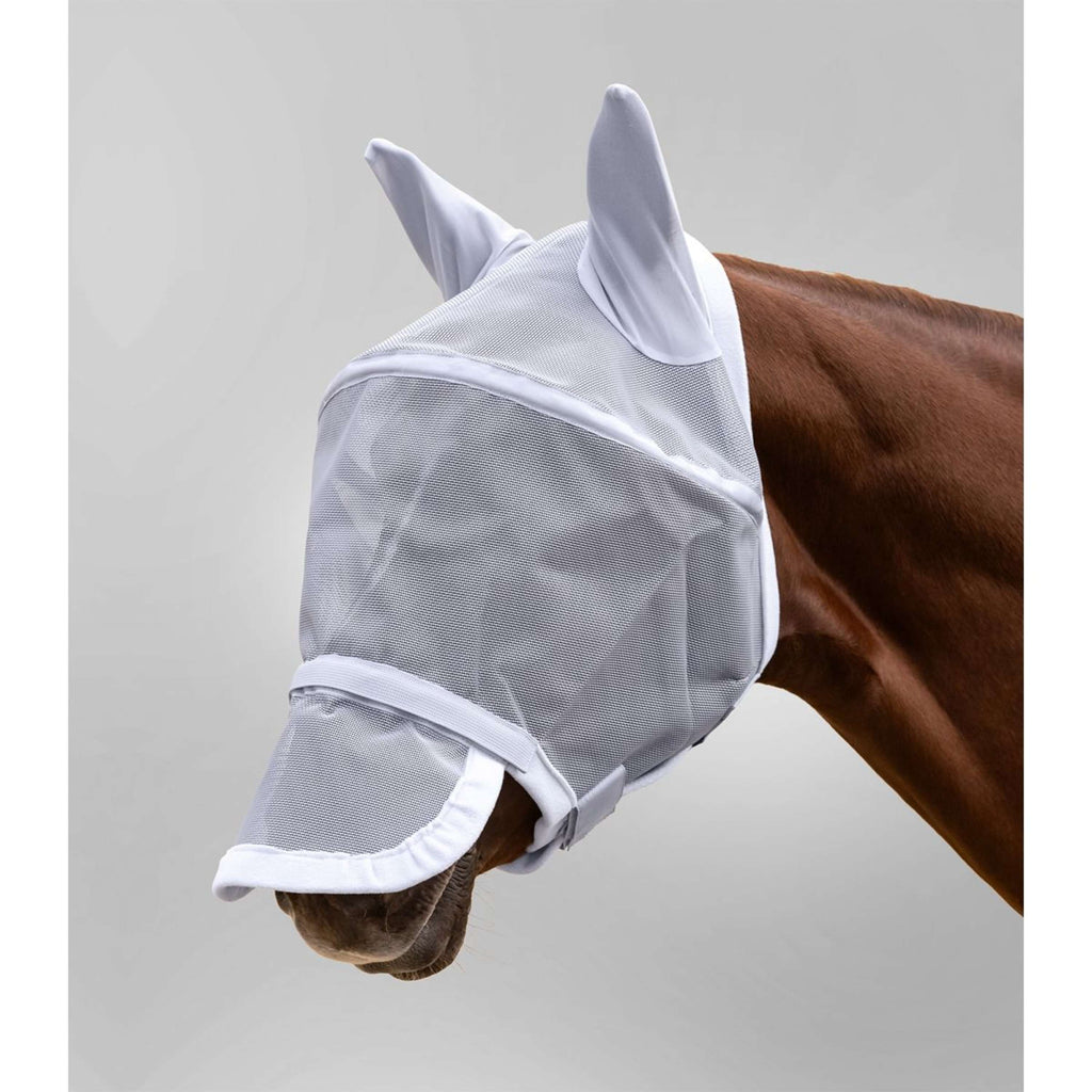 Waldhausen Vliegenmasker Premium Space met Oren Zilvergrijs