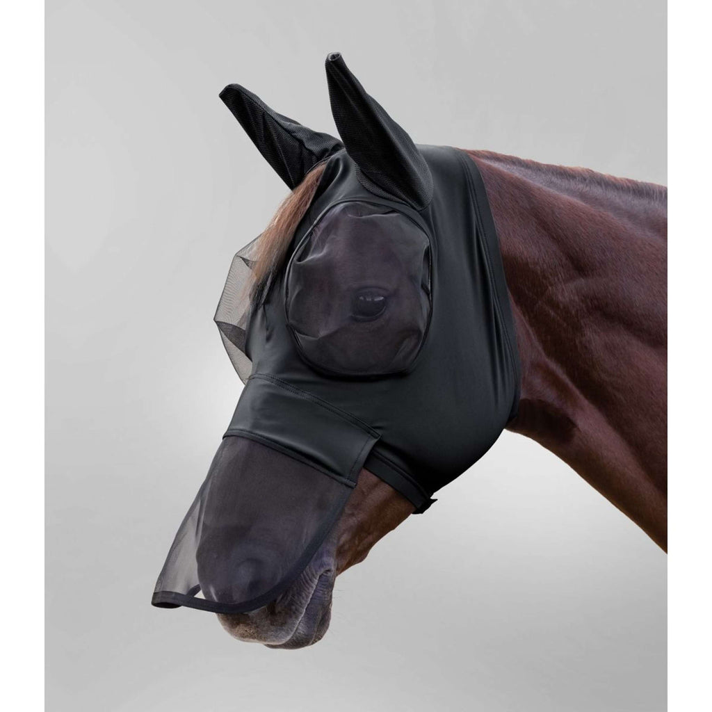 Waldhausen Vliegenmasker Puck met Neus Zwart