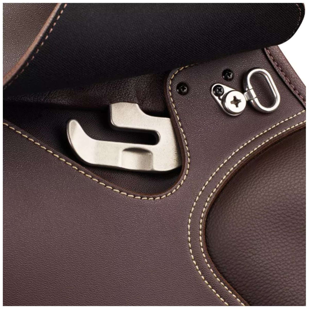 Wintec Springzadel 500 Close Contact Hart Bruin