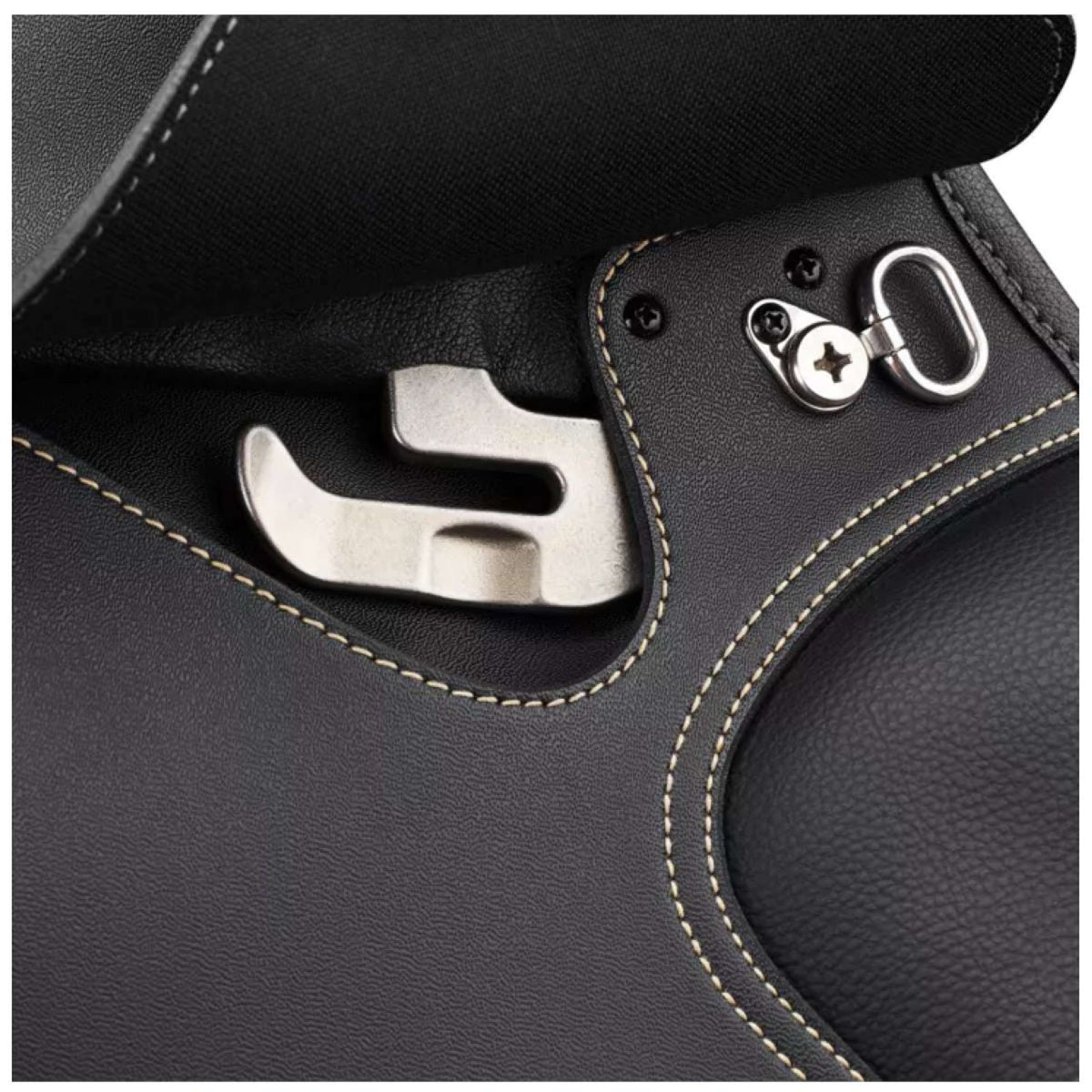 Wintec Springzadel 500 Close Contact Hart Zwart