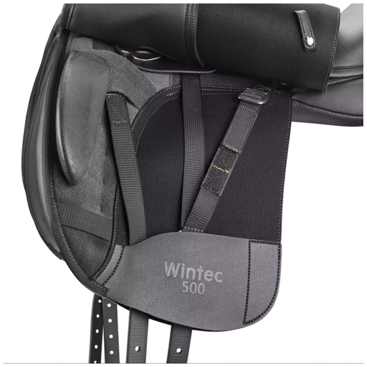 Wintec Dressuurzadel 500 Wide Hart Zwart