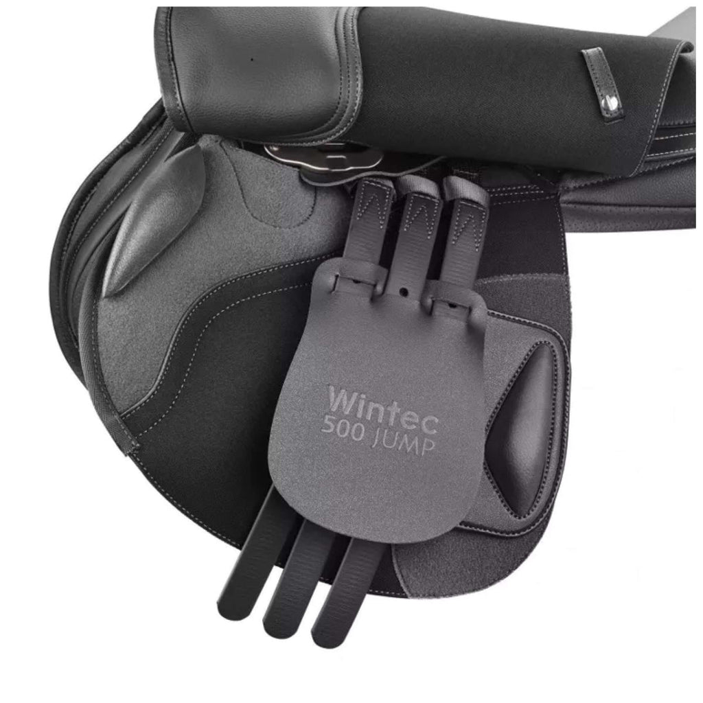 Wintec Springzadel 500 Jump Hart Zwart