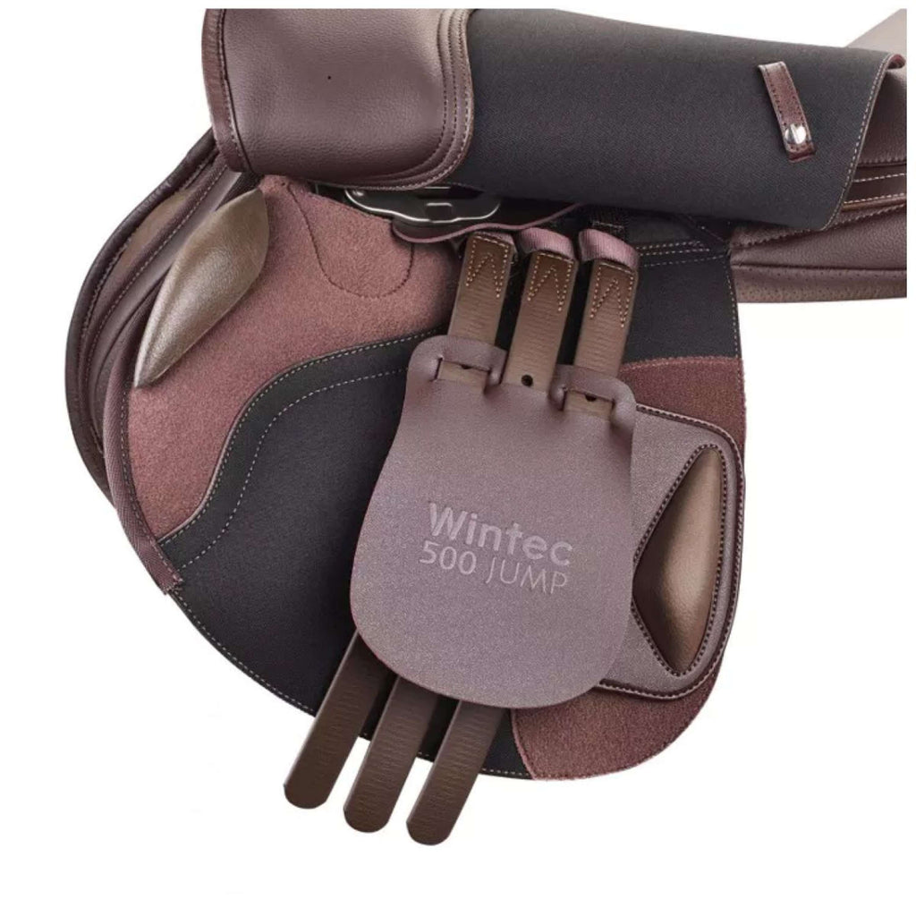 Wintec Springzadel 500 Jump Hart Bruin